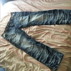 Chapel&Greed Ripped Biker Jeans